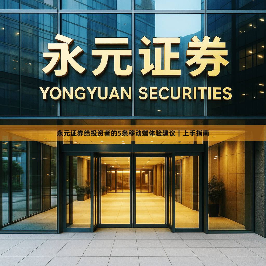 永元证券给投资者的5条移动端体验建议｜上手指南