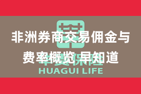 非洲券商交易佣金与费率概览 早知道